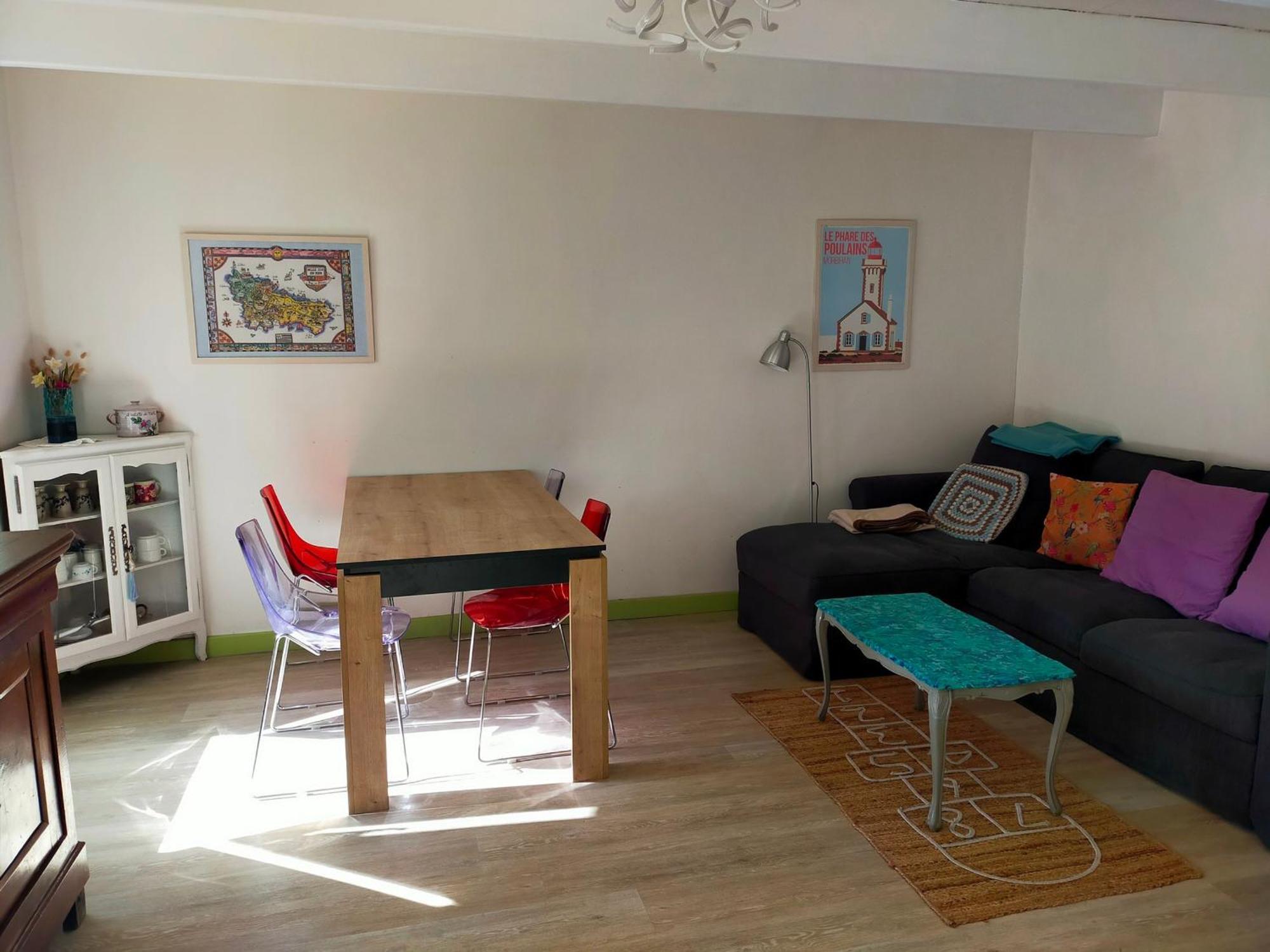 Maison Cosy Avec Jardin, Centre De Sauzon, 200M Du Port, 3 Chambres, Wifi, Terrasse Et Barbecue - Fr-1-418-211 المظهر الخارجي الصورة